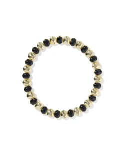 Daphne Enamel Gold Stretch Bracelet