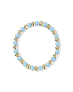 Daphne Enamel Gold Stretch Bracelet