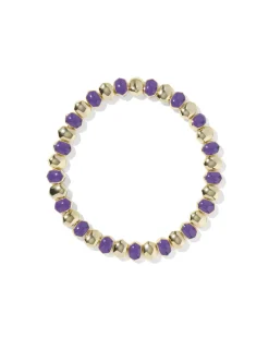 Daphne Enamel Gold Stretch Bracelet