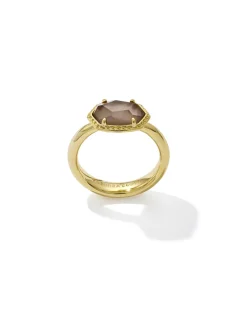 Daphne Gold Frame Band Ring