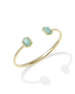 Daphne Gold Frame Cuff Bracelet
