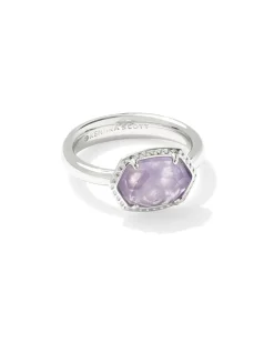 Daphne Silver Frame Band Ring
