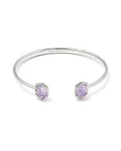 Daphne Silver Frame Cuff Bracelet