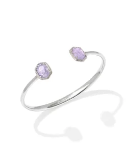 Daphne Silver Frame Cuff Bracelet