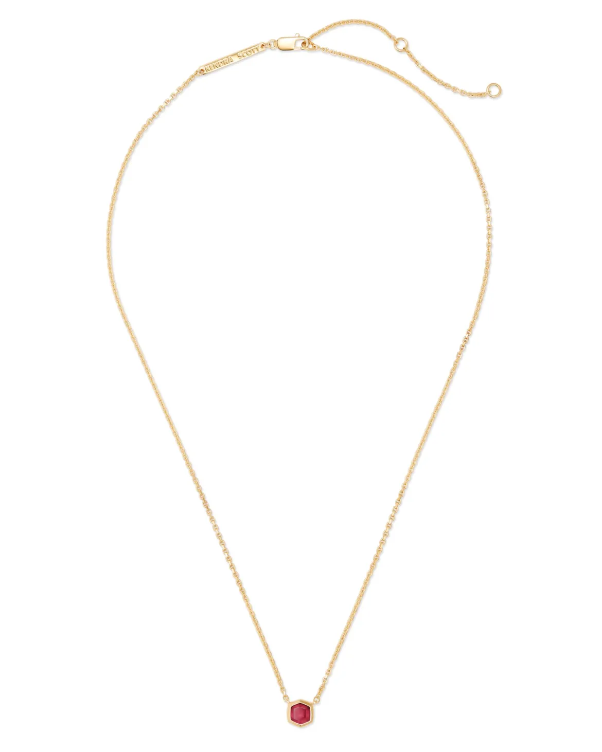 Davie 18k Gold Vermeil January Pendant Necklace