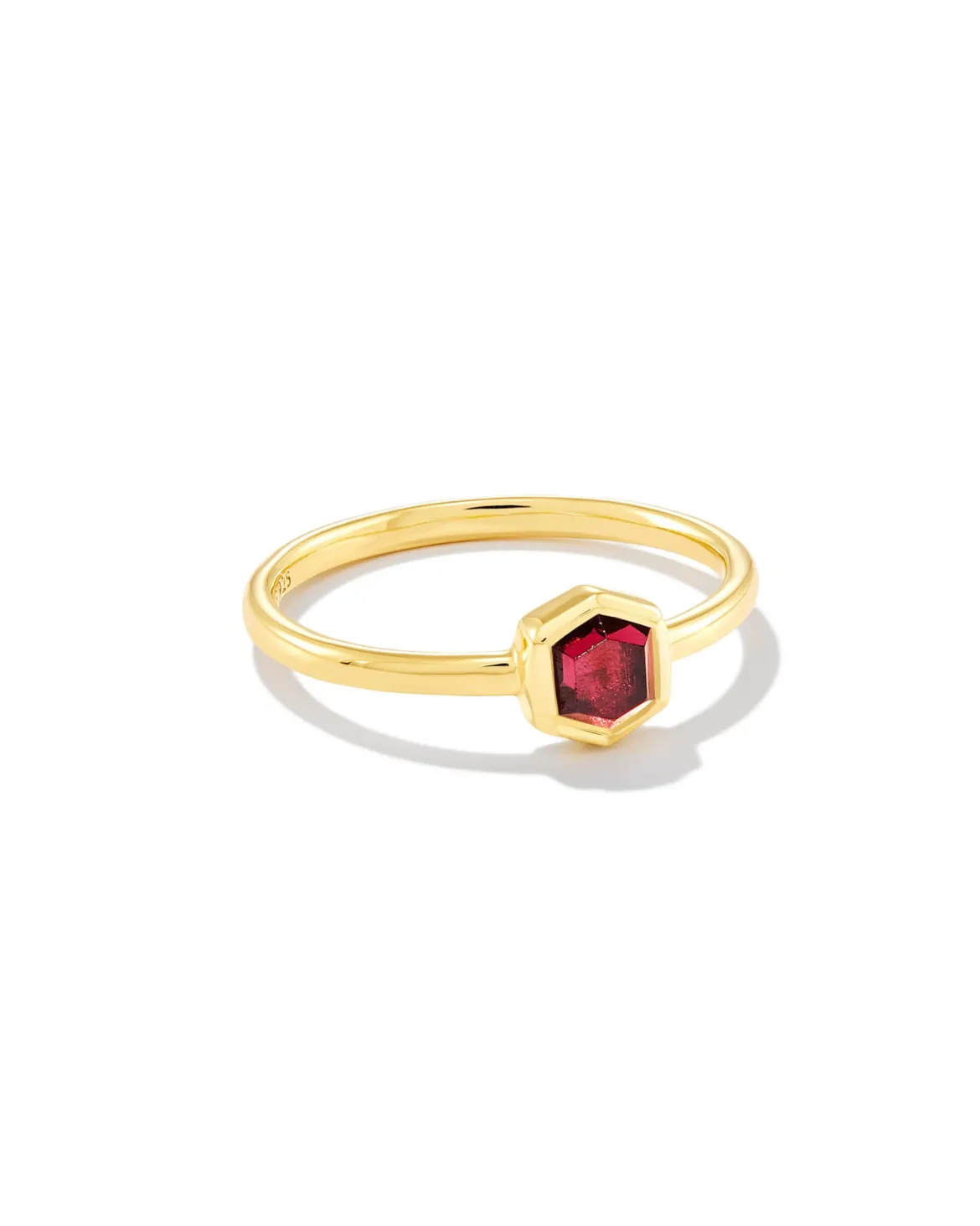 Davie 18k Gold Vermeil January Band Ring