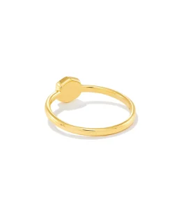 Davie 18k Gold Vermeil January Band Ring