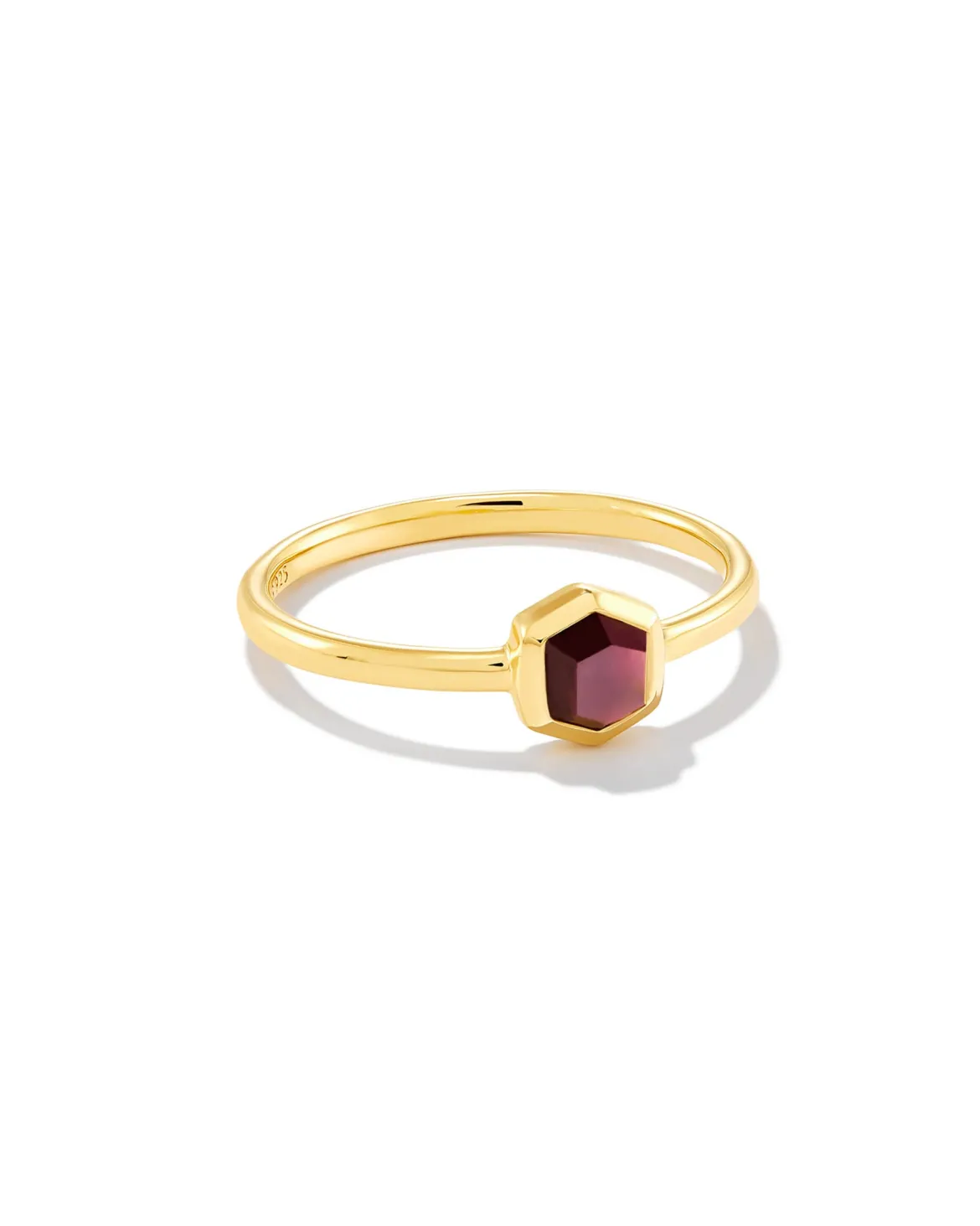 Davie 18k Gold Vermeil July Band Ring