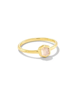 Davie 18k Gold Vermeil June Band Ring