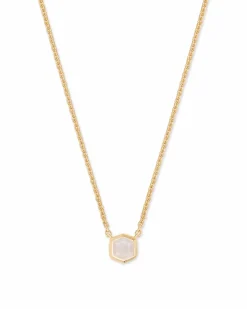 Davie 18k Gold Vermeil June Pendant Necklace