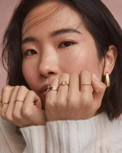 Davie 18k Gold Vermeil November Band Ring