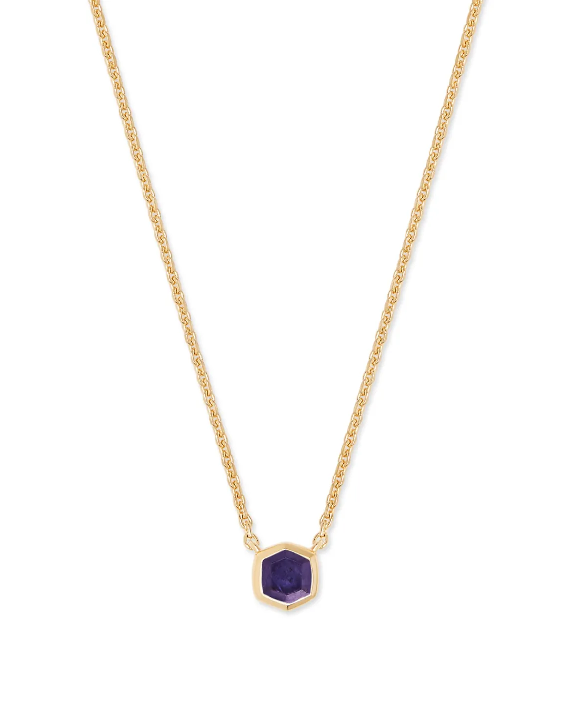 Davie 18k Gold Vermeil September Pendant Necklace