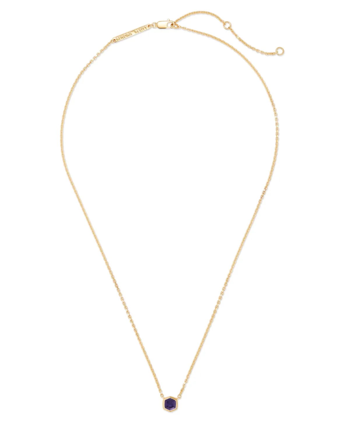Davie 18k Gold Vermeil September Pendant Necklace