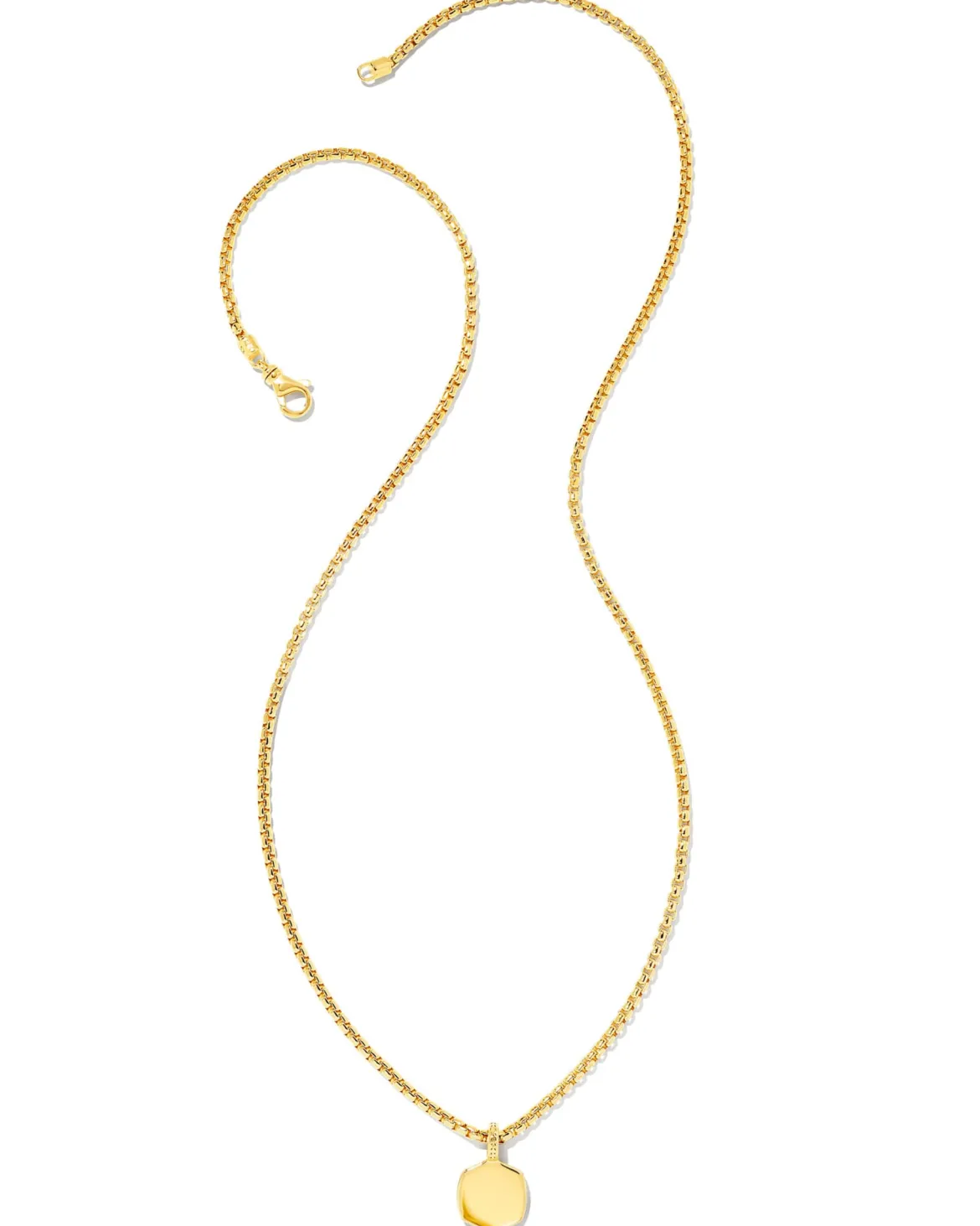 Davie Metal Charm Necklace in 18k Gold Vermeil