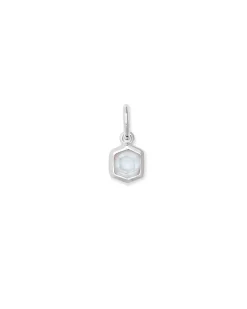 Davie Sterling Silver April Charm