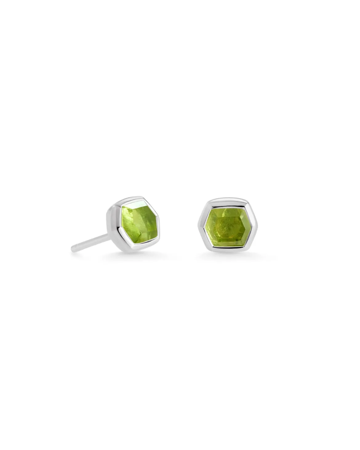 Davie Sterling Silver August Stud Earrings