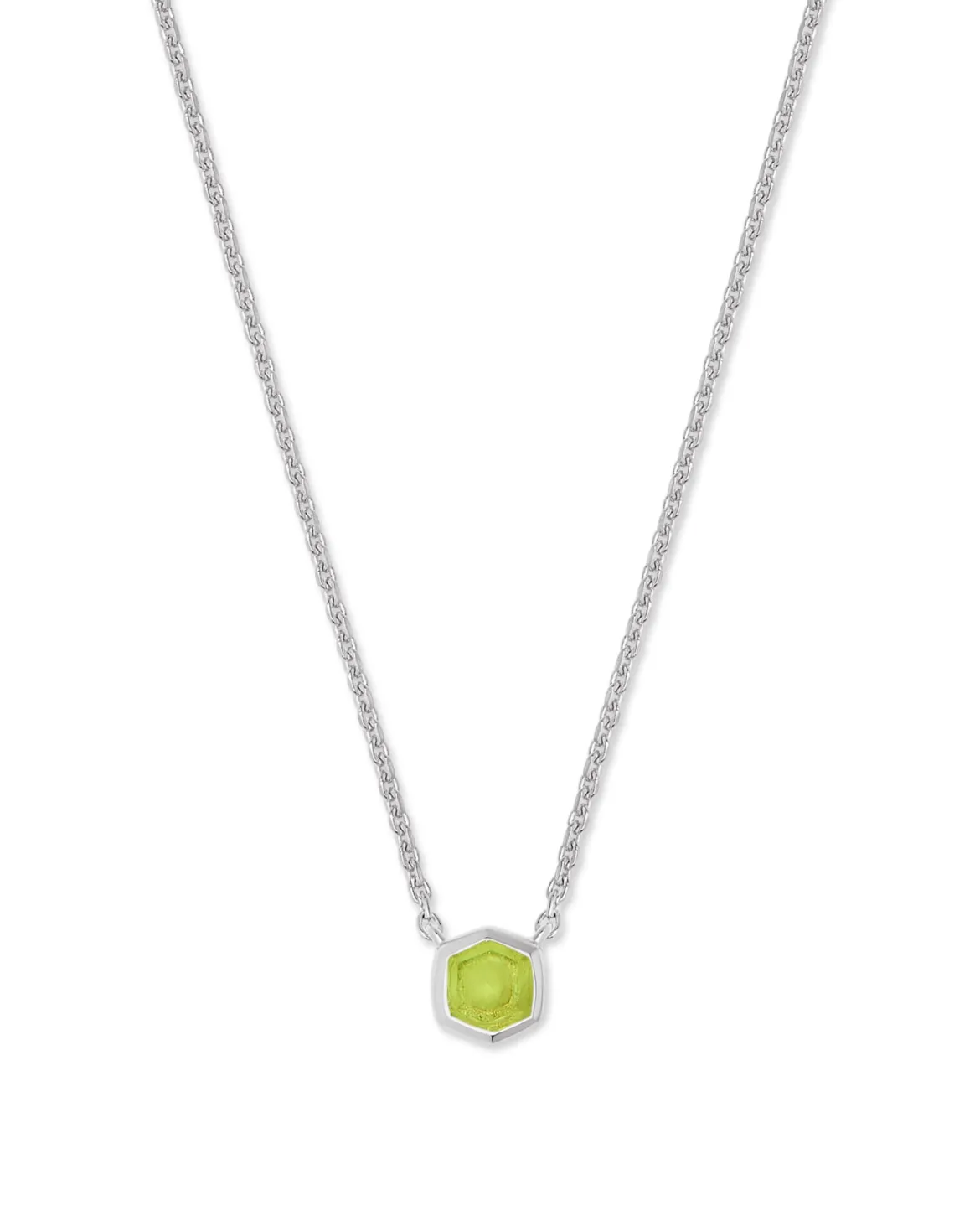 Davie Sterling Silver August Pendant Necklace