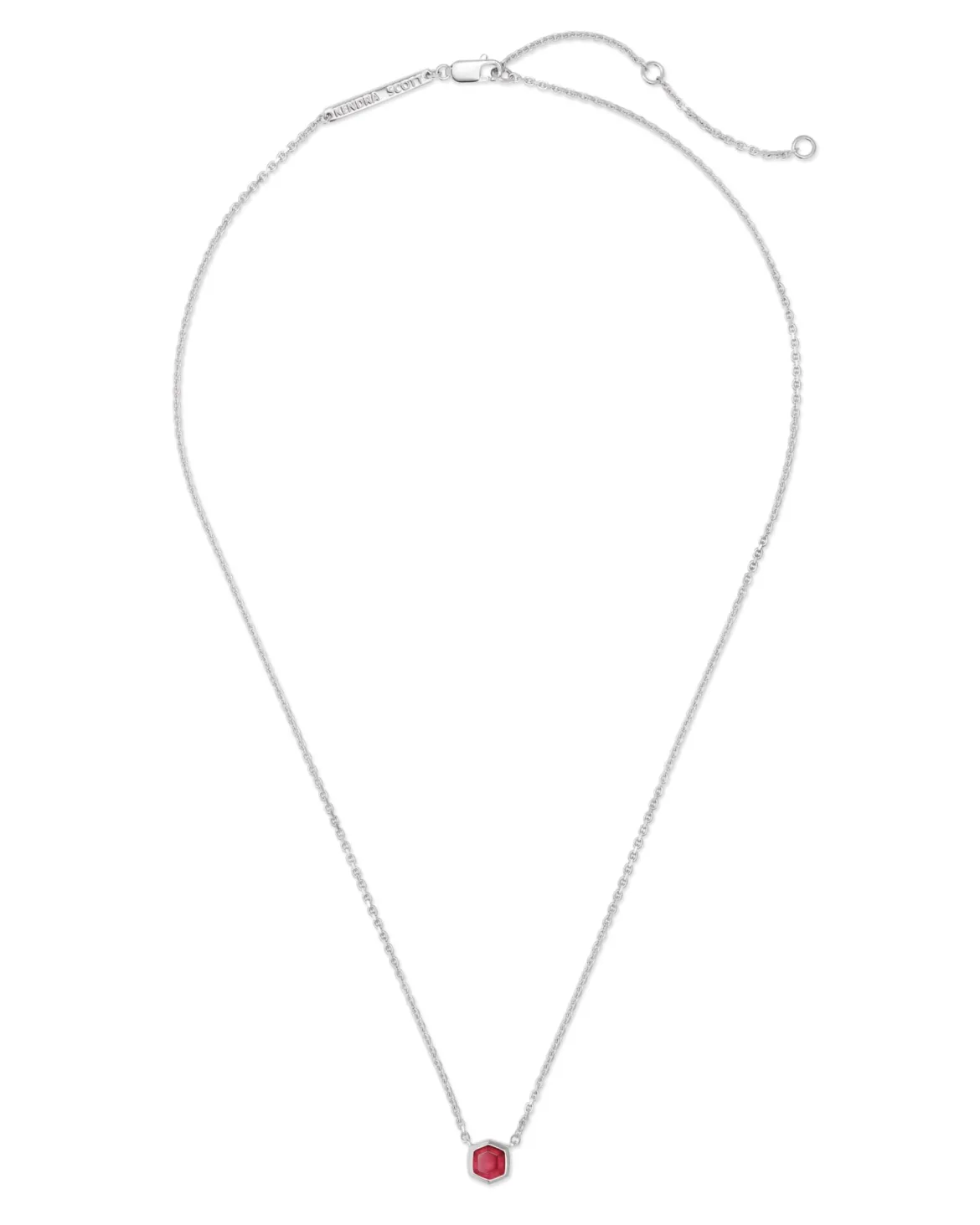 Davie Sterling Silver January Pendant Necklace