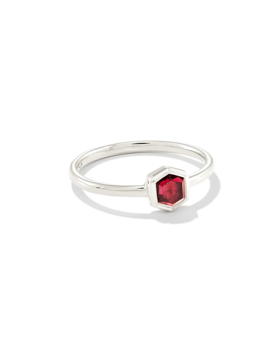 Davie Sterling Silver January Band Ring