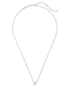 Davie Sterling Silver June Pendant Necklace