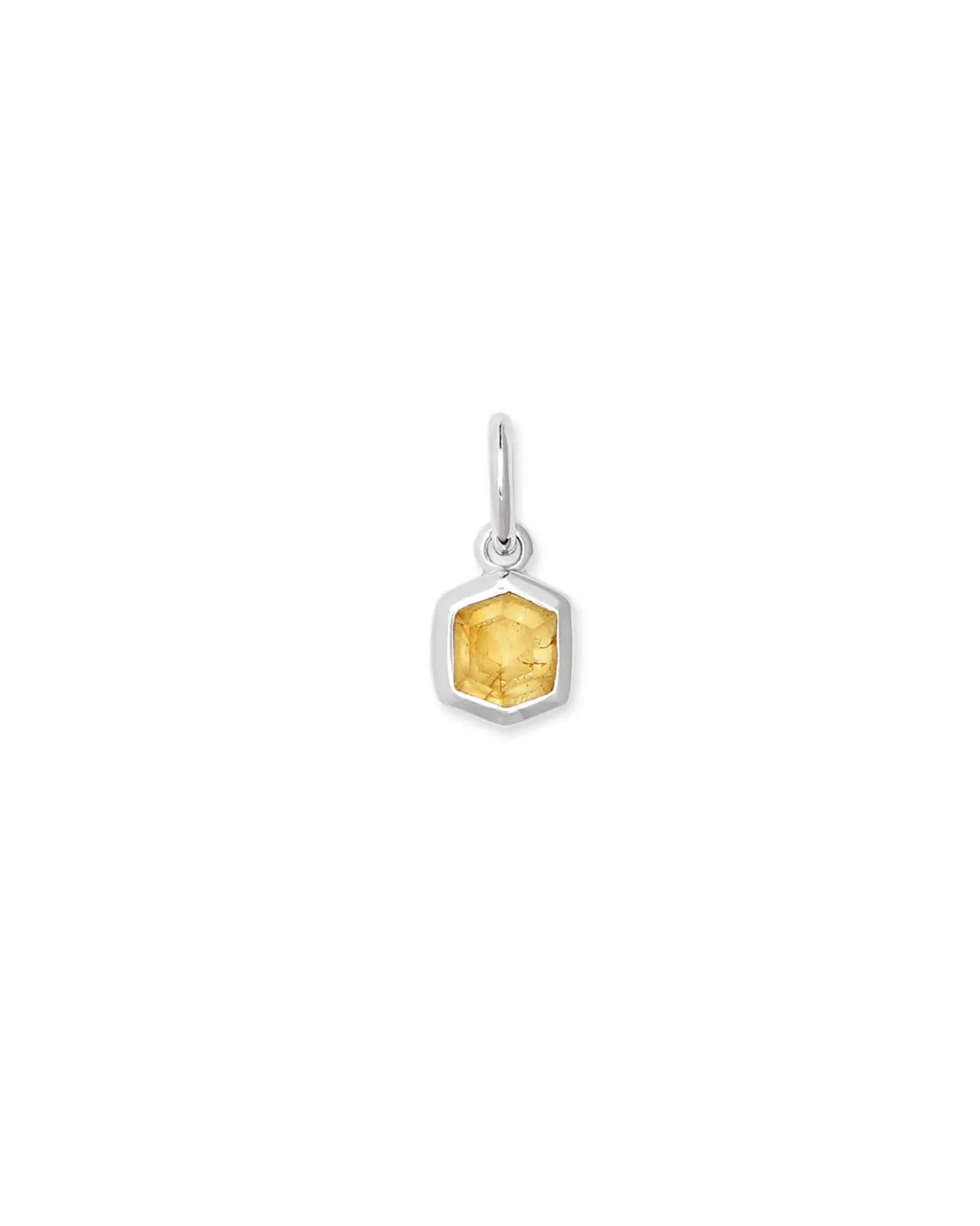 Davie Sterling Silver November Charm
