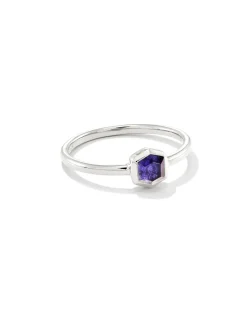 Davie Sterling Silver September Band Ring