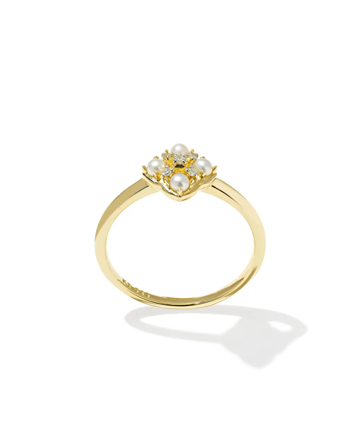 Dira Luxe 14k Yellow Gold Band Ring