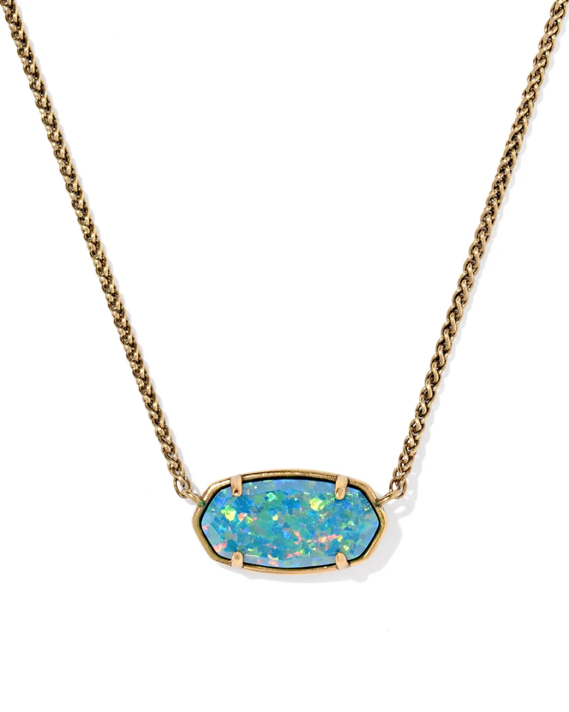 Dolly Parton x Kendra Scott Elisa Vintage Gold Short Pendant Necklace