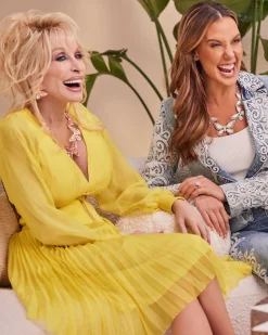 Dolly Parton x Kendra Scott Vintage Silver 1974 Butterfly Statement Necklace in Ivory Mother-of-Pearl