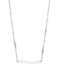 Eileen Silver Pendant Necklace in Freshwater Cultured Pearl