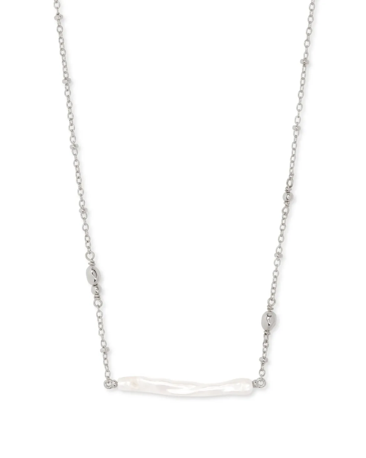Eileen Silver Pendant Necklace in Freshwater Cultured Pearl