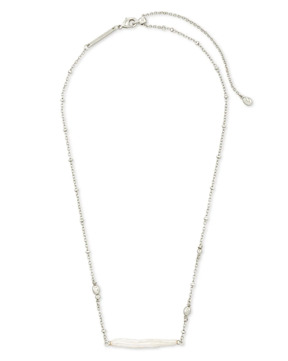 Eileen Silver Pendant Necklace in Freshwater Cultured Pearl