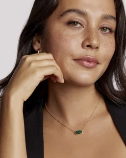 Elisa Gold Pendant Necklace