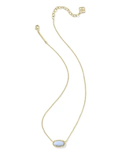 Elisa Gold Short Pendant Necklace