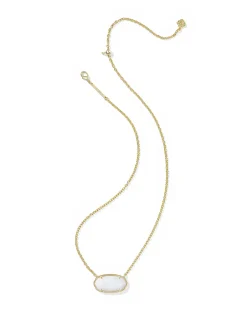 Elisa Gold Statement Short Pendant Necklace