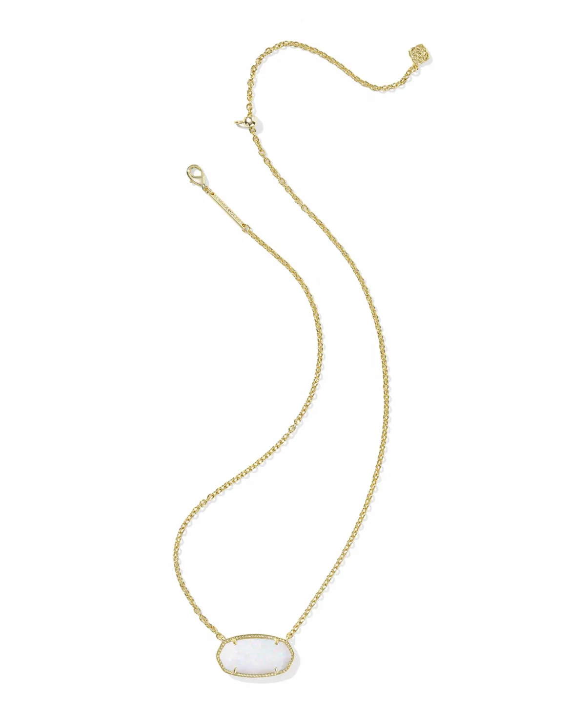 Elisa Gold Statement Short Pendant Necklace
