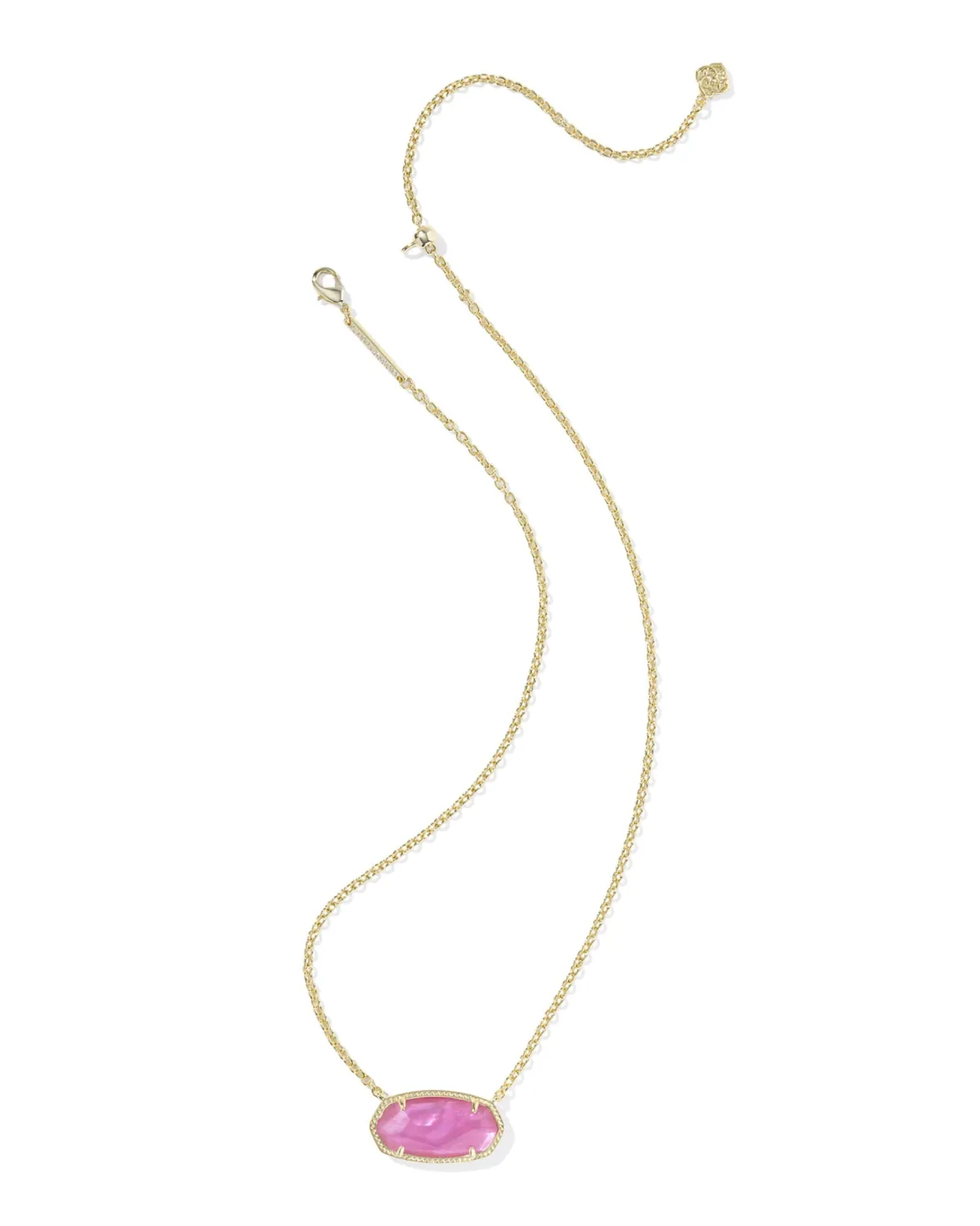 Elisa Gold Statement Short Pendant Necklace
