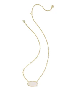 Elisa Gold Statement Short Pendant Necklace