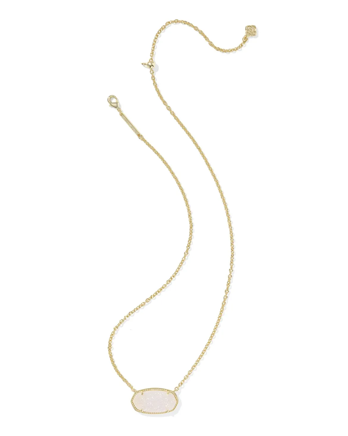 Elisa Gold Statement Short Pendant Necklace