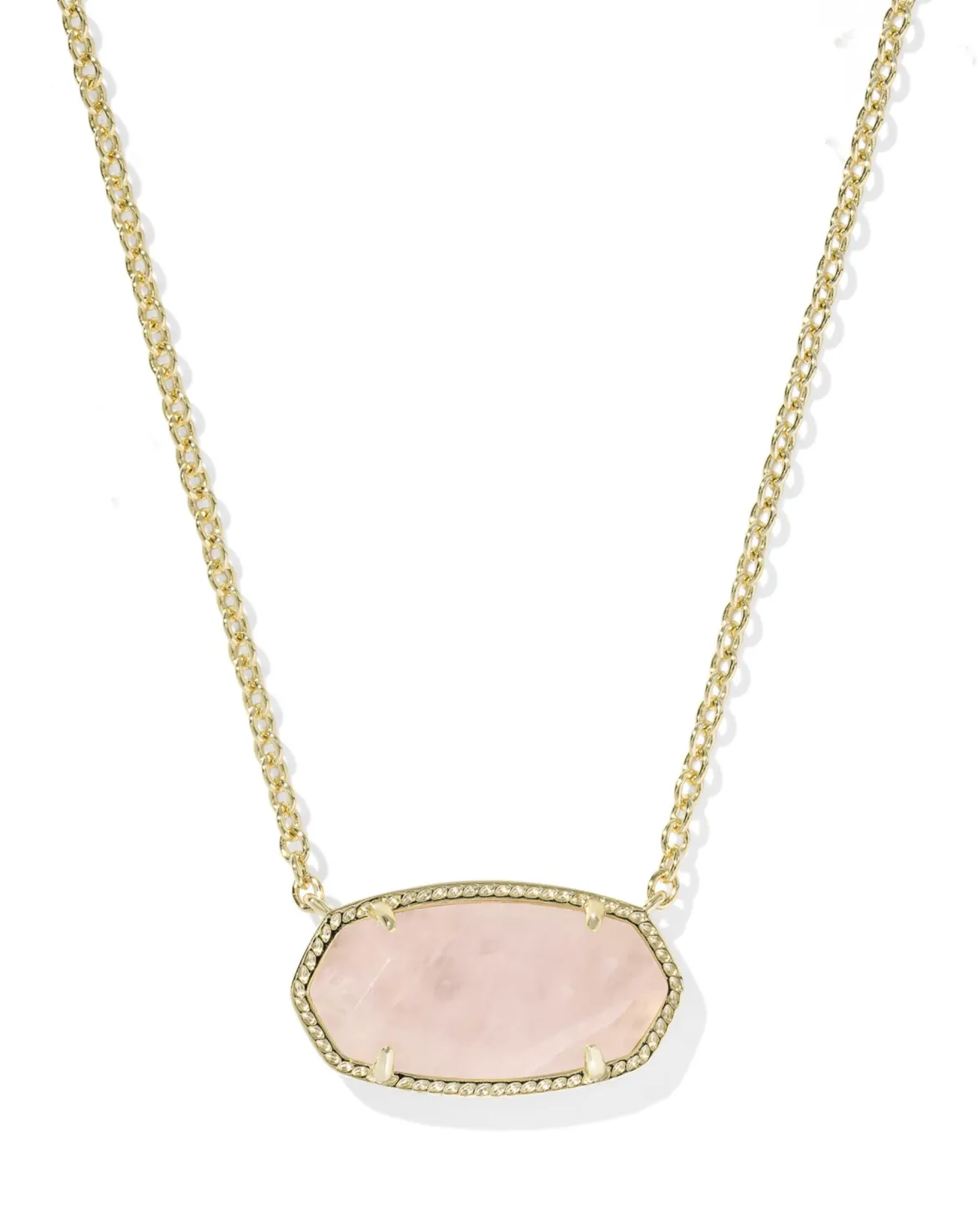 Elisa Gold Statement Short Pendant Necklace