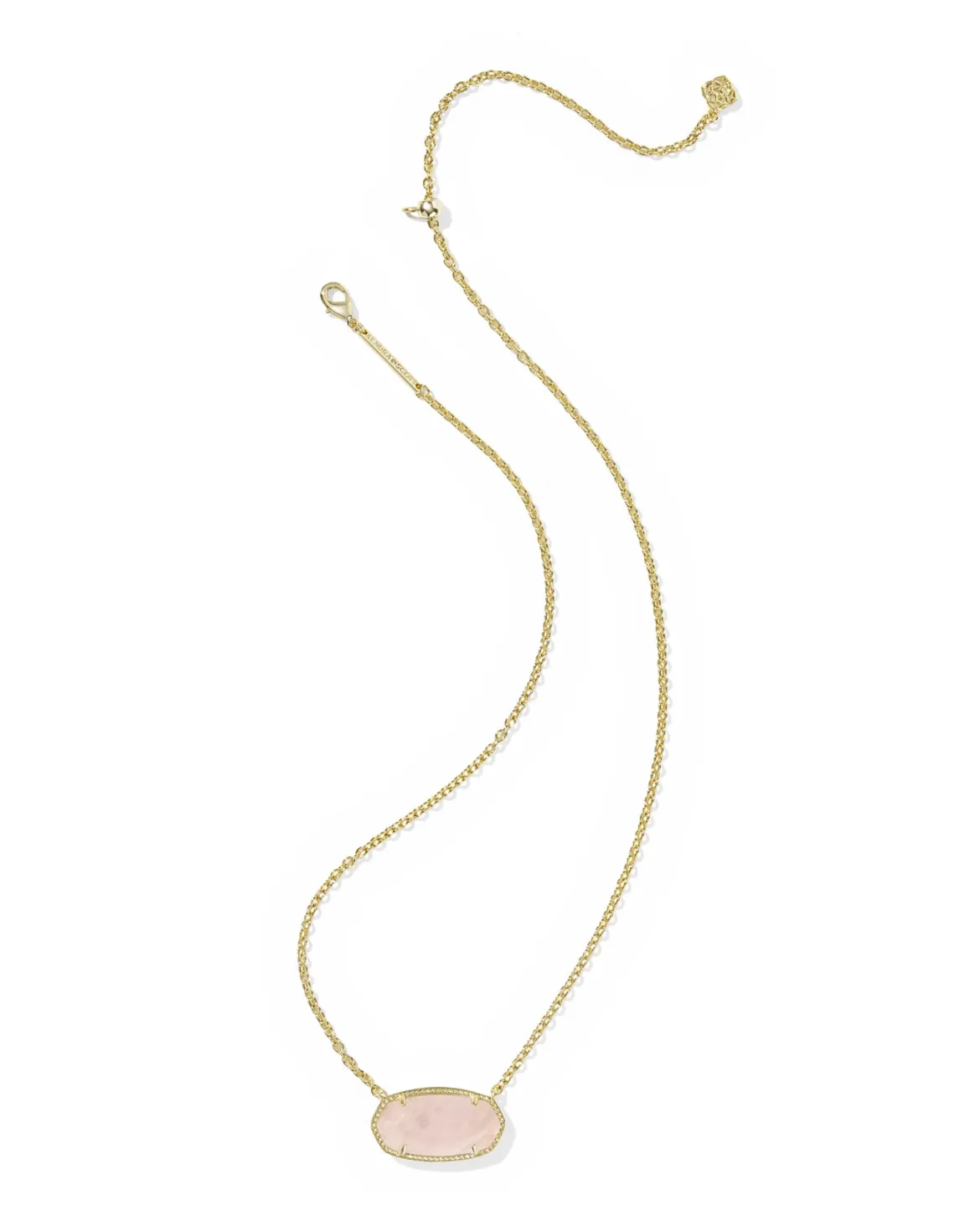 Elisa Gold Statement Short Pendant Necklace