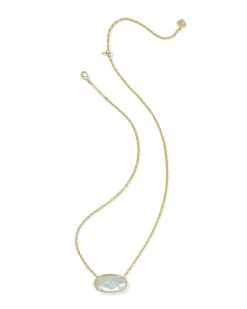Elisa Gold Statement Short Pendant Necklace