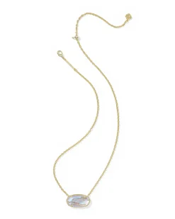 Elisa Gold Statement Short Pendant Necklace