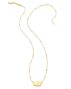 Elisa Pearl 18k Gold Vermeil Pendant Necklace in Freshwater Cultured Pearl