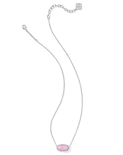 Elisa Silver Short Pendant Necklace