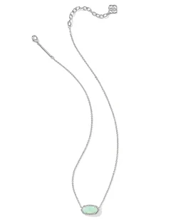 Elisa Silver Short Pendant Necklace