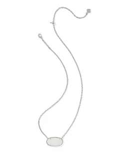 Elisa Silver Statement Short Pendant Necklace