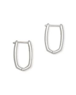 Ellen Huggie Earrings in Sterling Silver