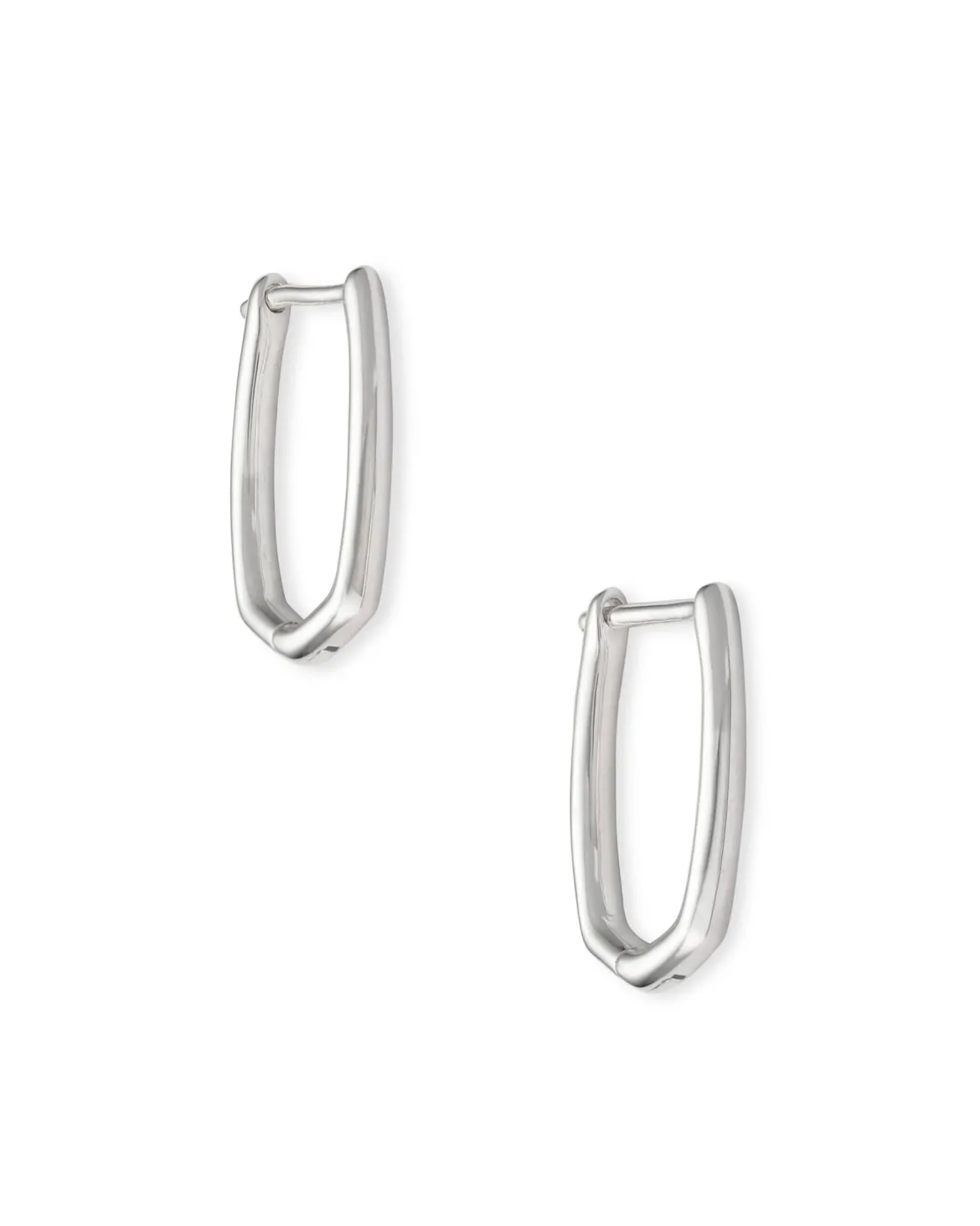 Ellen Huggie Earrings in Sterling Silver