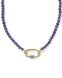 Emery Gold Beaded Strand Necklace